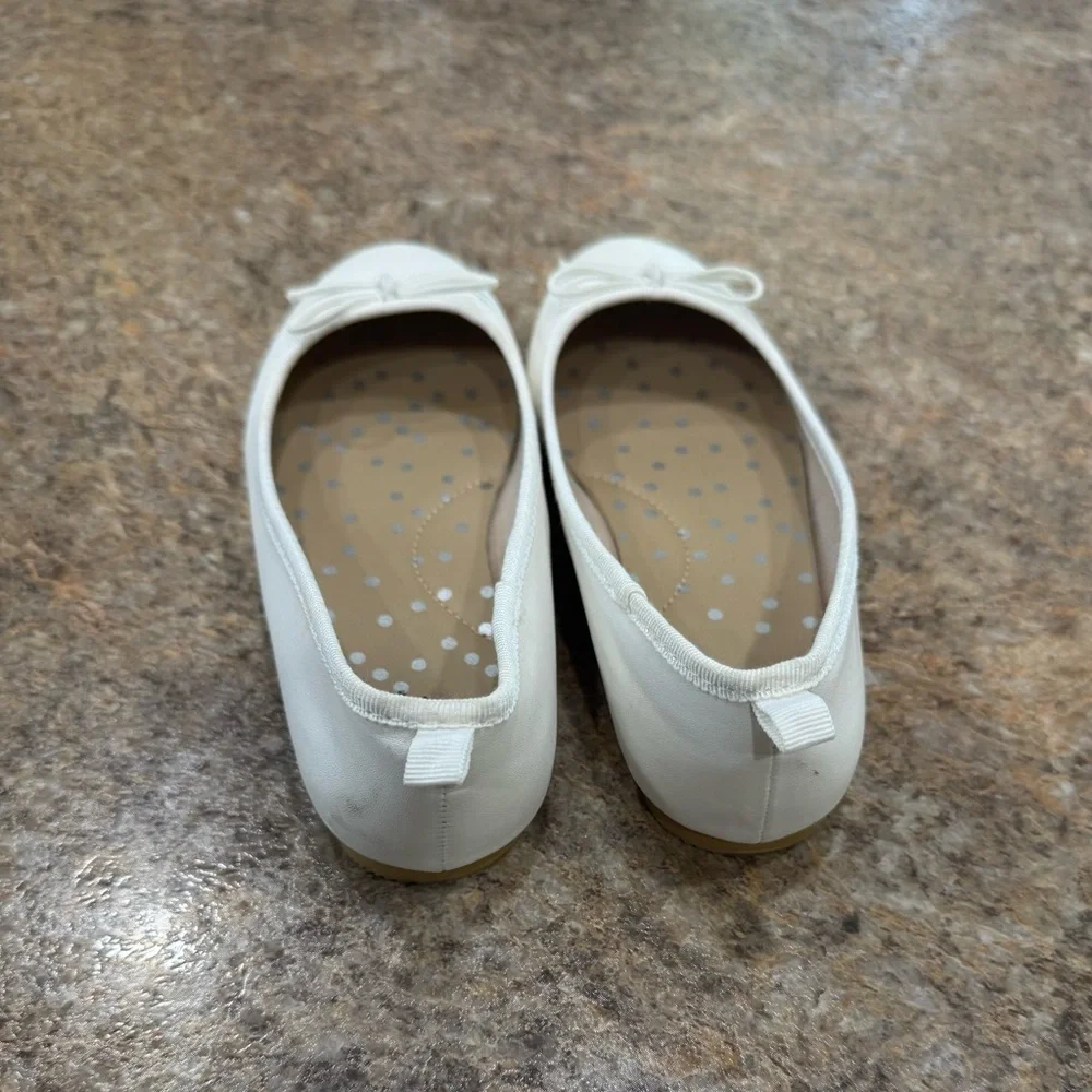 Girls White Cat & Jack Ballet Flats